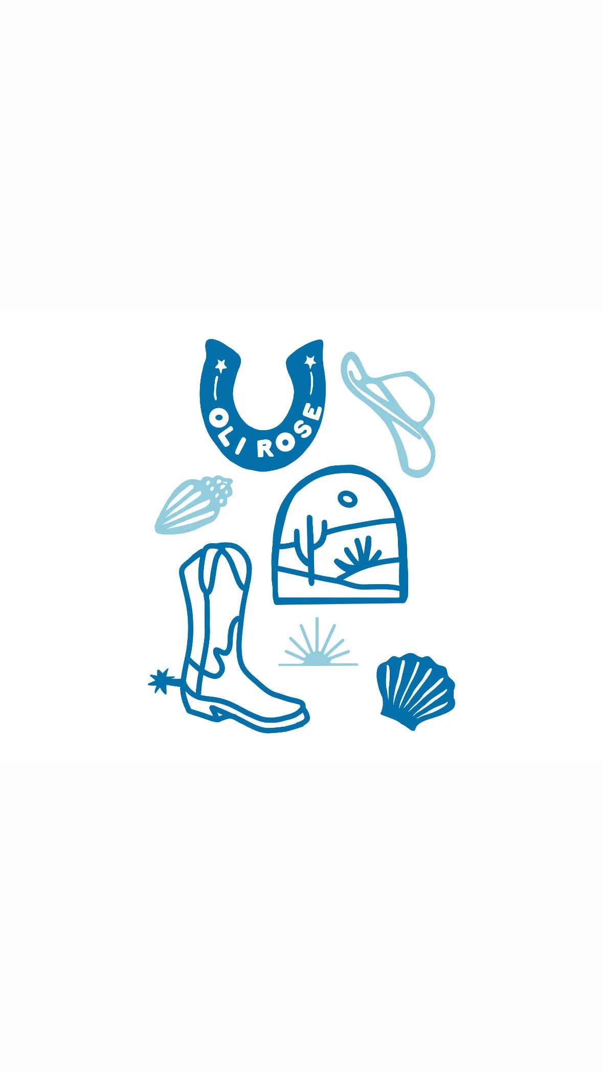 Oli Rose Coastal Cowgirl Pilates Socks