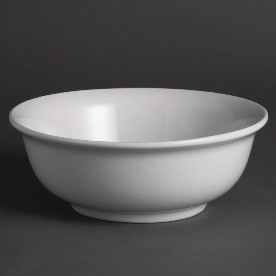 Olympia Whiteware Salad Bowls 200mm (Pack of 6) - W428