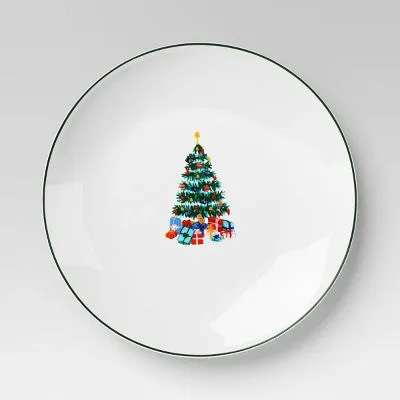 Open Box - 12pc Christmas Dinnerware Set White - Threshold
