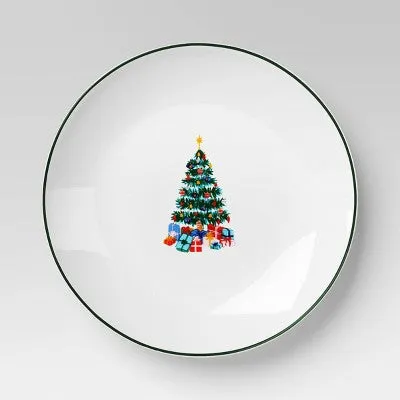 Open Box - 12pc Christmas Dinnerware Set White - Threshold