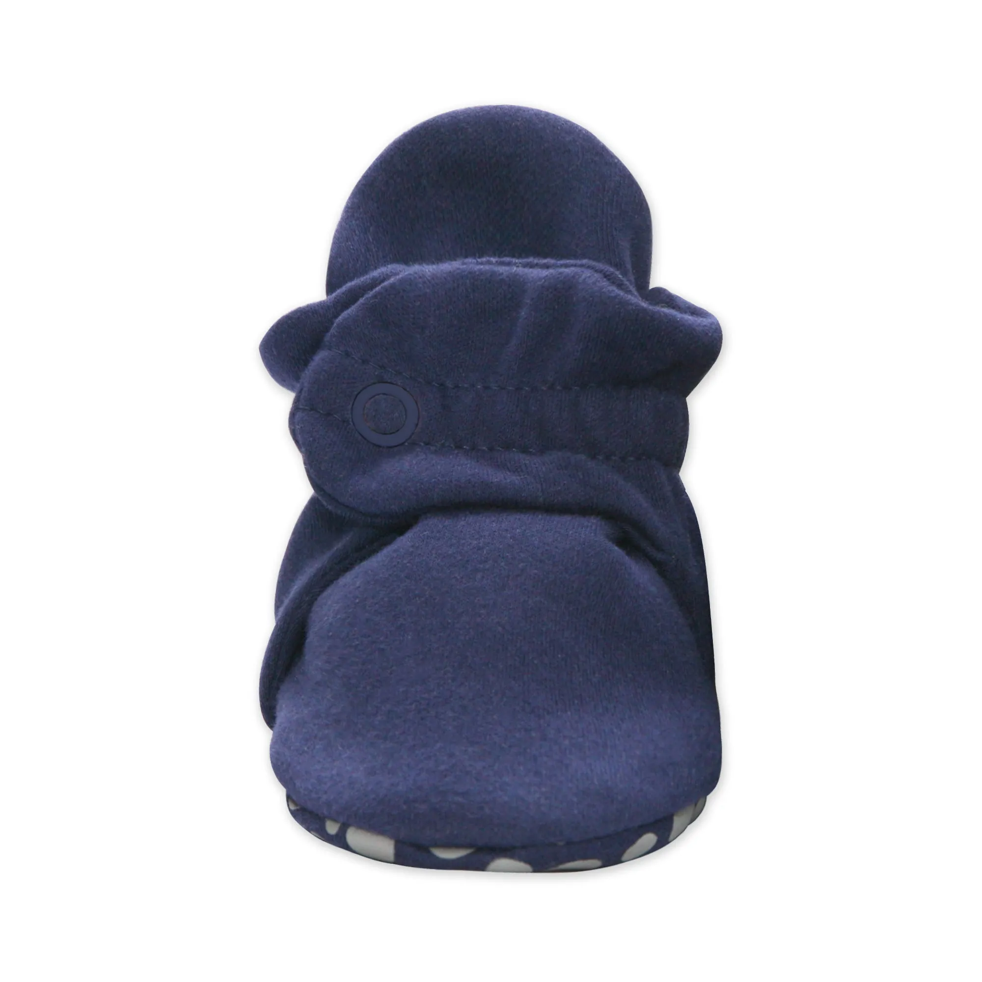 Organic Cotton Gripper Baby Bootie - True Navy