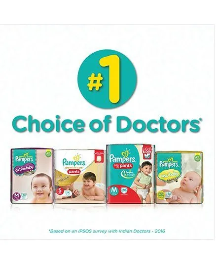 Pampers Baby Dry Diapers Newborn To Small - 22 Pieces
