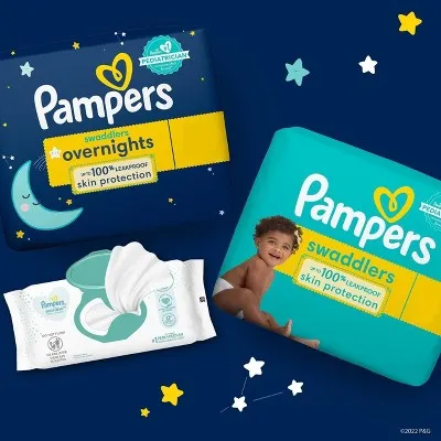Pampers Swaddlers overnights Diapers Enormous Pack  Size 6 - 72ct