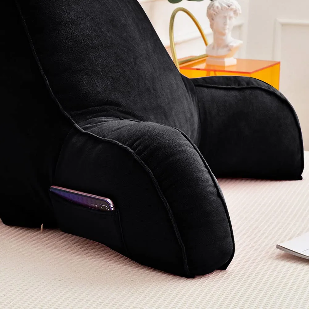 Plush Backrest Reading Pillow Bed Adult Lounge Cushion Back Support