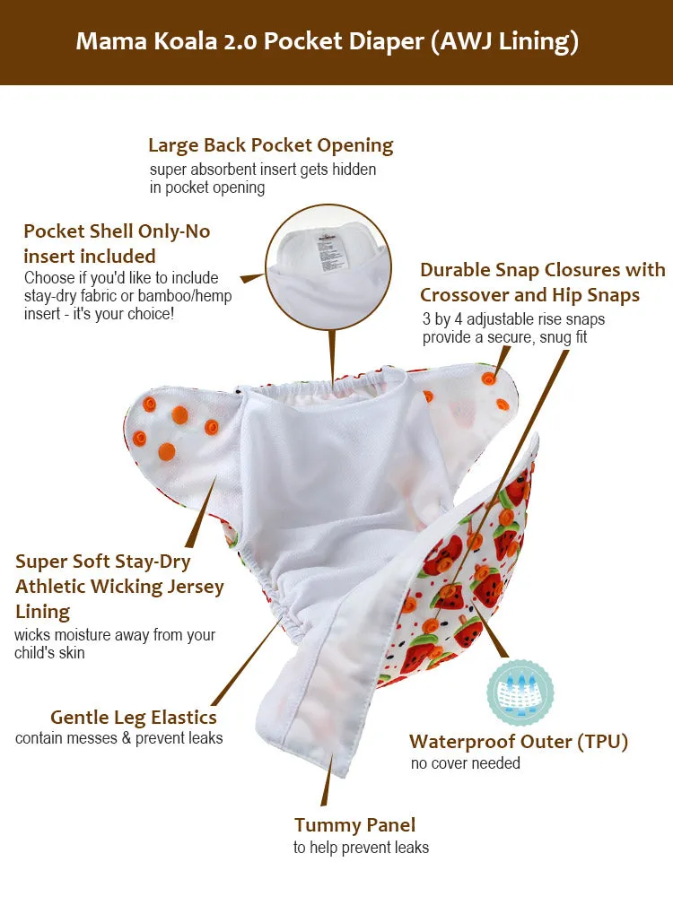 Pocket Diaper 2.0 - K1PAD71006P - AWJ Lining