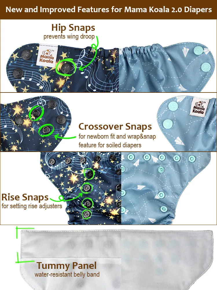 Pocket Diaper 2.0 - PD48036U-S - Suede Cloth Lining