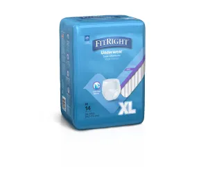 Protection Plus Super Protective Adult Underwear, X-Large, 56"-68" (case of 56)
