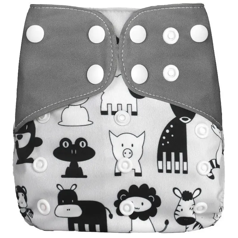 Reusable Cloth Diaper with Insert for Babies 0-3 Years