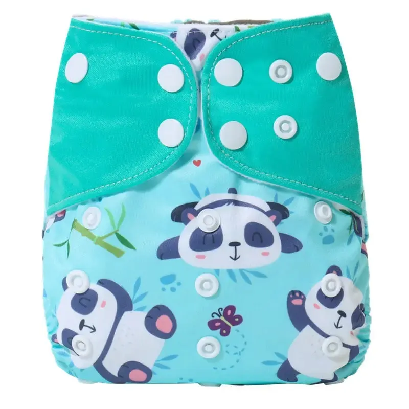 Reusable Cloth Diaper with Insert for Babies 0-3 Years