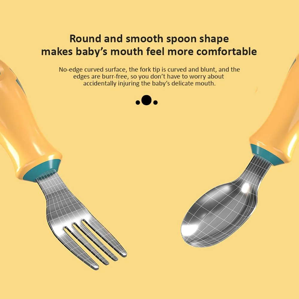 SHORT BABY_ FORK AND SPOON