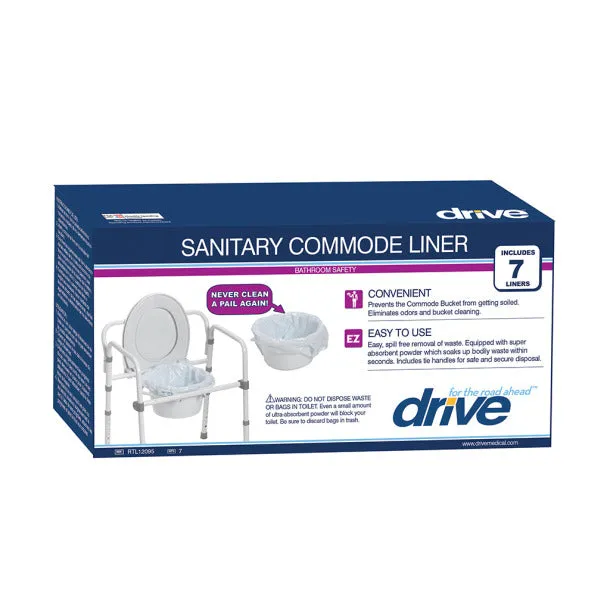 Super Absorbent Commode Pail Liners (1 box)