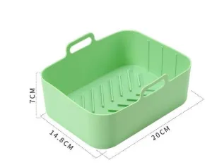 Talking Double Air Fryer Silicone Liners