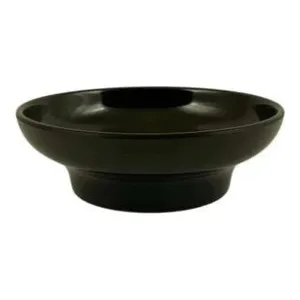 Thunder Group ML352BL1 4-3/4" x 1-1/2" Melamine Black Salsa Dish Pack of 12