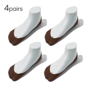 Ultra Low-cut Ultra Lightweight Youth - No Show Socks | Nylon & Cotton 4pair Pack | Non-slip Guaranteed (Discontinued)