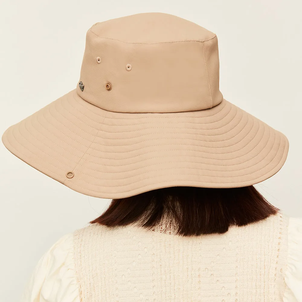 Unisex Extra Large Brim Sun Hat with Windproof Rope